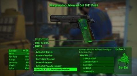 辐射4MOD 使命召唤14 M1911A1