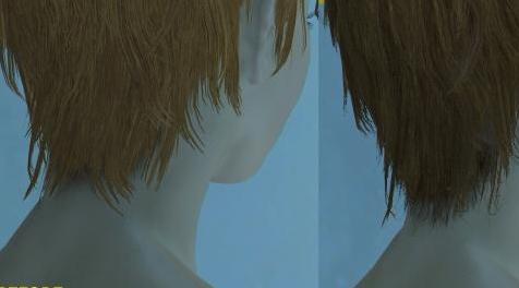 辐射4MOD Oni香草头发重新纹理