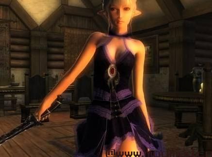 上古卷轴5：天际MOD 滚4服装Goth Minidress