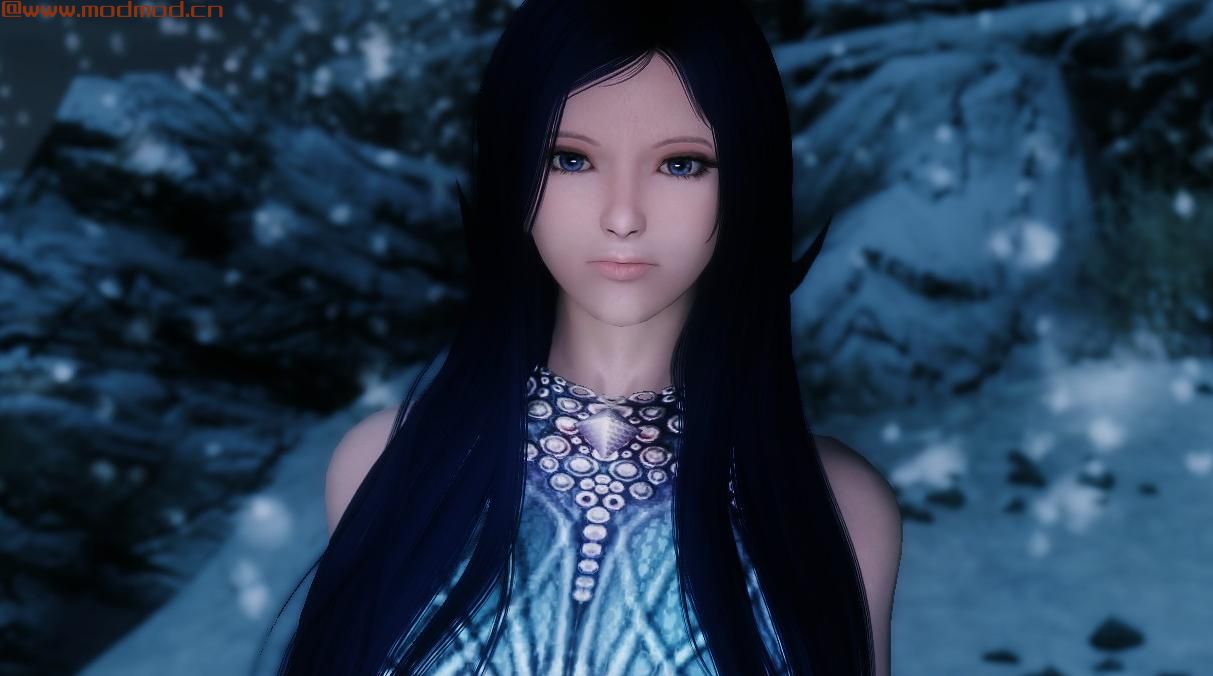 上古卷轴5：天际MOD 【天际丽人团】第二位成员 独立种族随从 丽人团魔法三魅之一 &mdash;&mdash;&mdash;&mdash;&mdash;&mdash; 高冷冰霜女法 冰曛