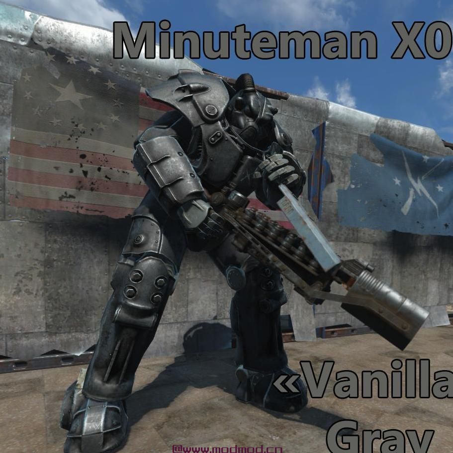 MMP4APA  - 适用于所有动力装甲的民兵油漆（灰色或蓝色）