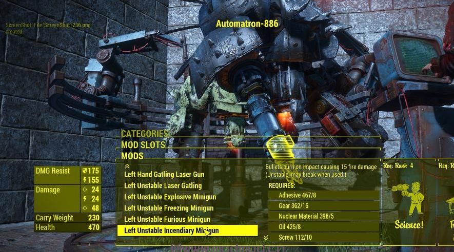 机器人 - 武器系统大修