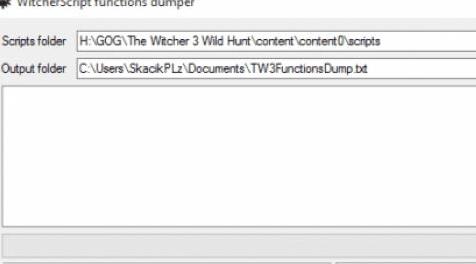 巫师3：狂猎MOD WitcherScript函数转储程序