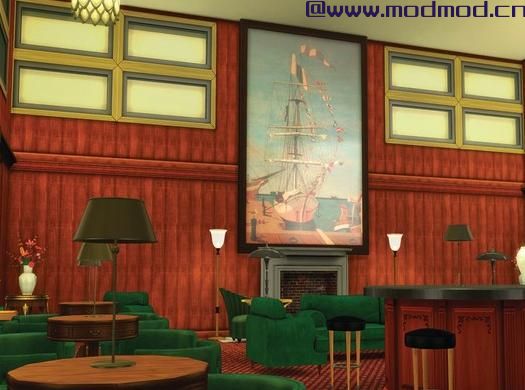 模拟人生4MOD Queen Mary painting-REQUIRES DINE OUT 绘画