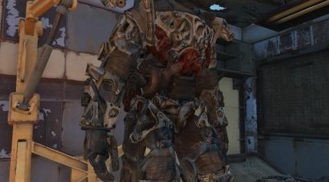 辐射4MOD 生动的辐射 - 力量装甲框架