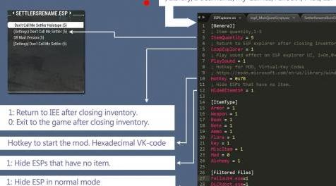 辐射4MOD IN-GAME ESP Explorer