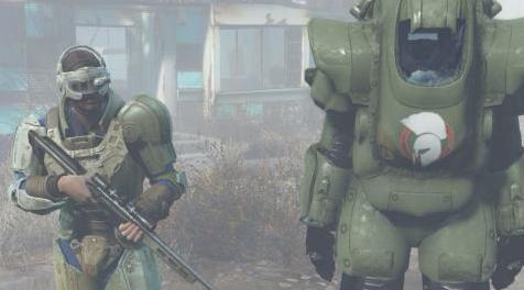 辐射4MOD Tumbajamba的斯巴达战斗服