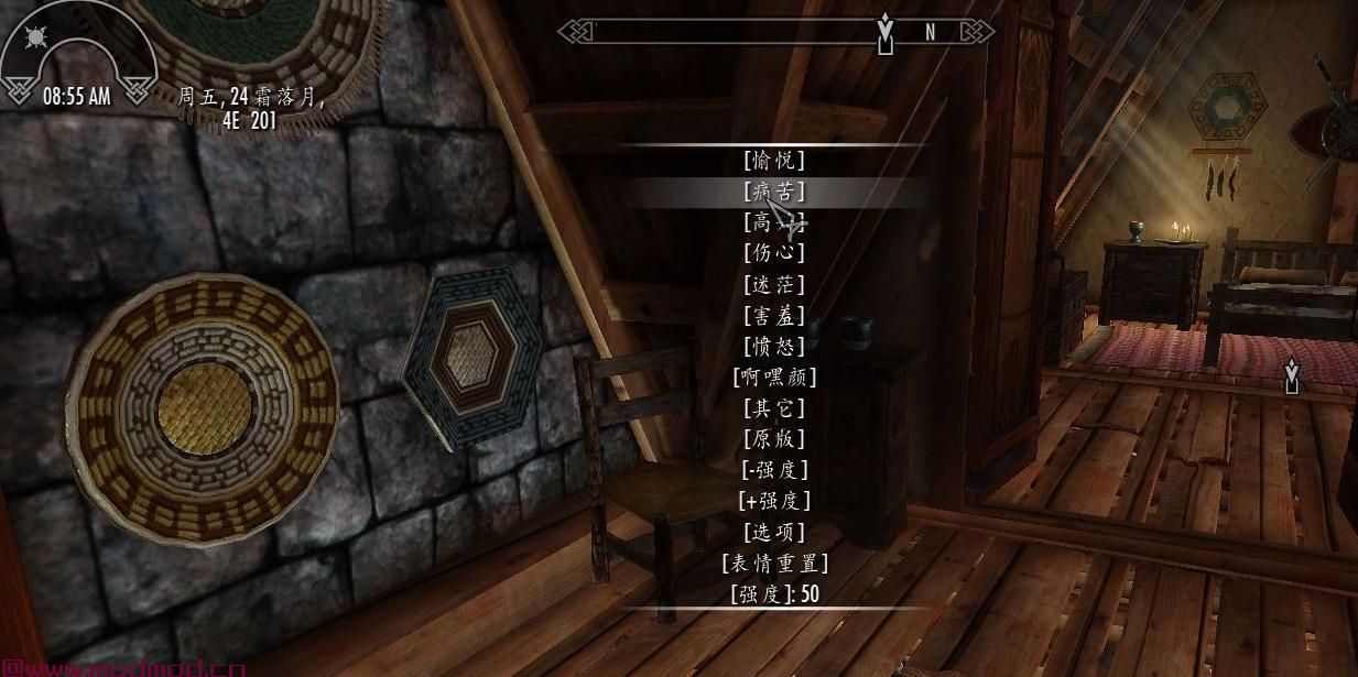 上古卷轴5：天际MOD 拍照必备！面部表情控制MODFacial Expressions Project (F.E.P) v3