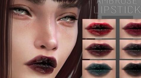 模拟人生4MOD Ambrose Lipstick 口红