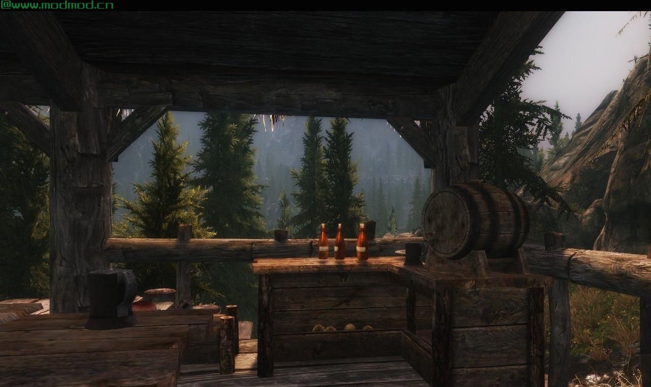 上古卷轴5：天际MOD  【自改】【房屋MOD】Falkreath Scenic Cottage - v1.3 (佛克瑞斯观景小屋.修改版)