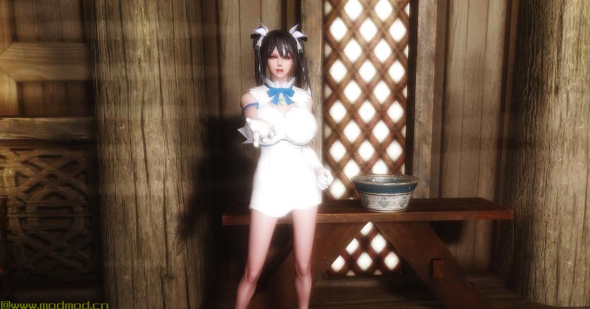 上古卷轴5：天际MOD  【Woodsnow&reg;改衣店天际分店 Hestia outfit CBBE-HDT和Bodyslide化】