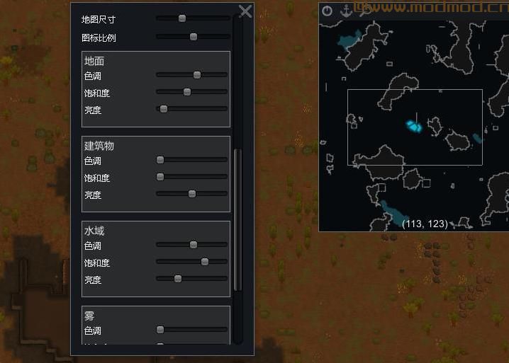 边缘世界(环世界)MOD [Mod汉化+DLL汉化][V1.0][迷你地图]Dubs Mint Minimap-Dub的迷你地图