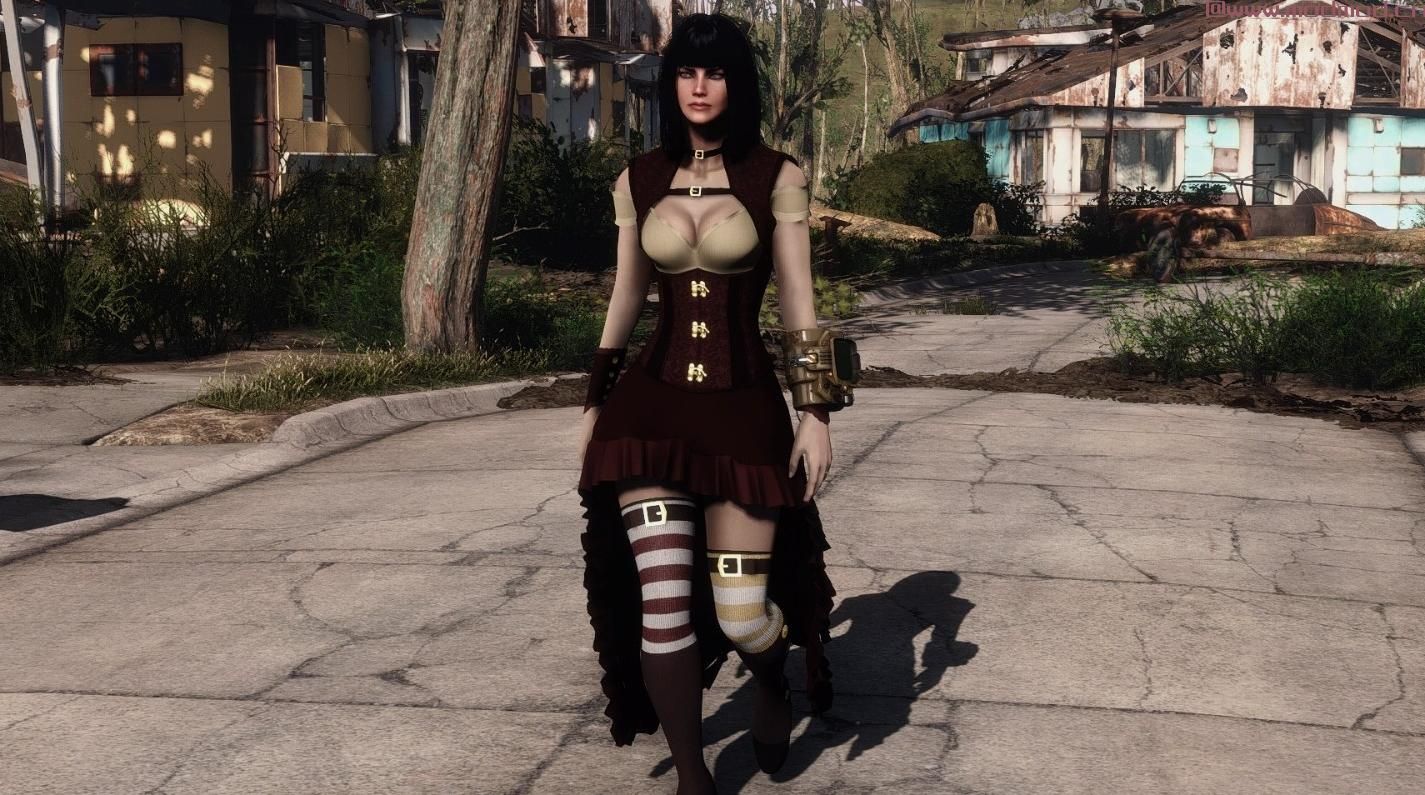 Ashara FO4蒸汽朋克女士 -  CBBE  -  BodySlide