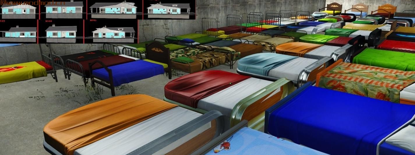 简易住房和工作双人床(重建您的避难所)