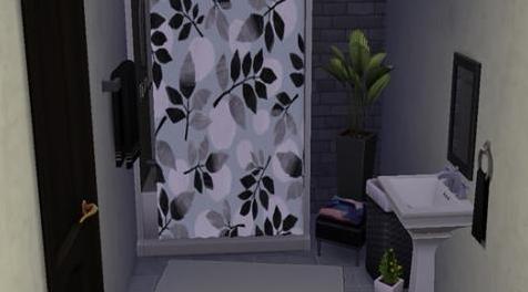 模拟人生4MOD Shower with style-REQUIRES PARENTHOOD 浴帘