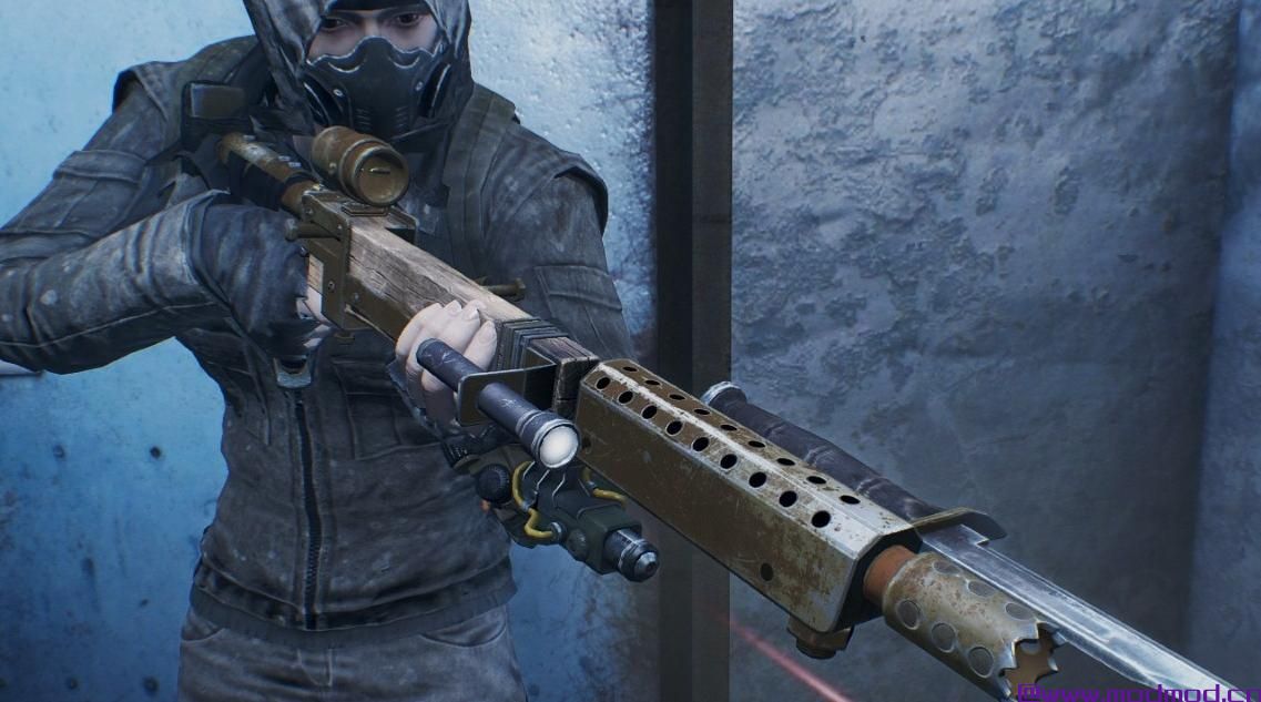 战术武器Mods  - 枪支手电筒 - 激光瞄准具 - 和更强的刺刀