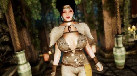 上古卷轴5：重置版MOD Ov Thief Armor  -  CBBE BodySlide