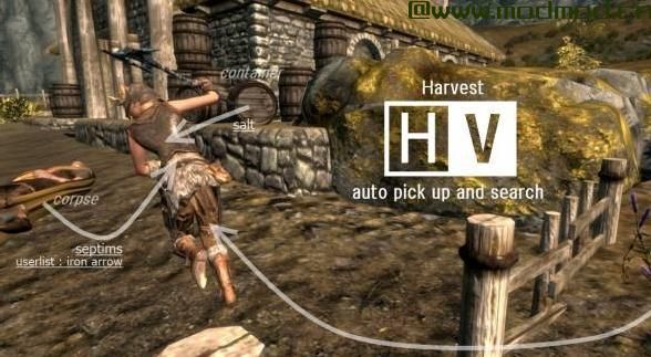 上古卷轴5：天际MOD 安利一发AutoHarvest