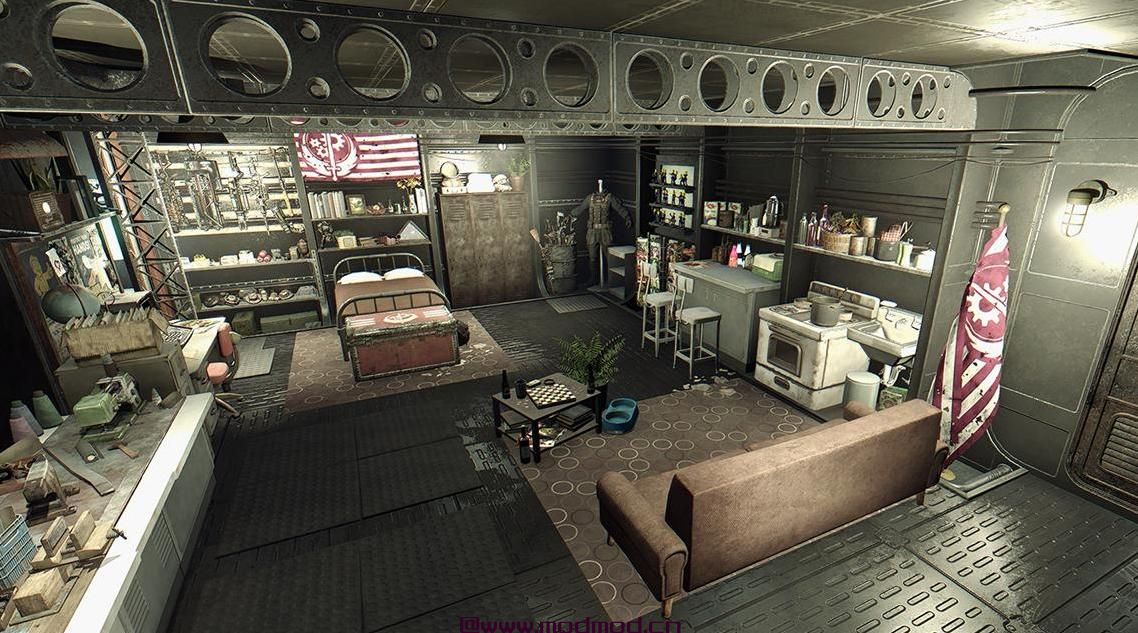 辐射4MOD 派系住房大修 -  Prydwen宿舍