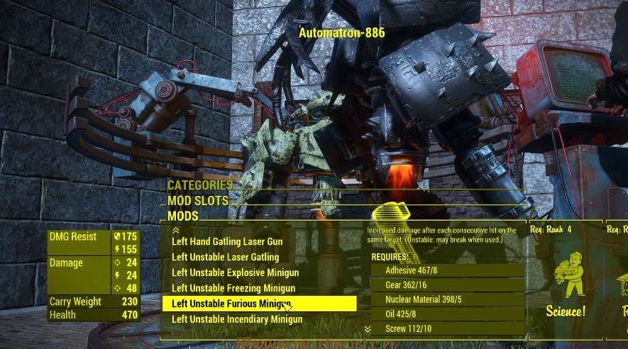 机器人 - 武器系统大修