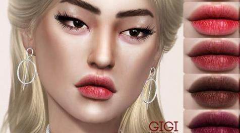 模拟人生4MOD Gigi Lipstain N194 口红