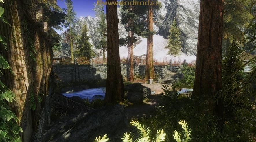 上古卷轴5：天际MOD 汉化MOD  住宅湖滨豪华别墅