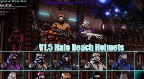 幽浮2MOD Halo Reach头盔