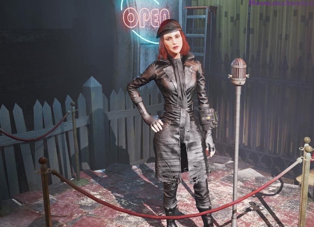 辐射4MOD 风笛风衣外套