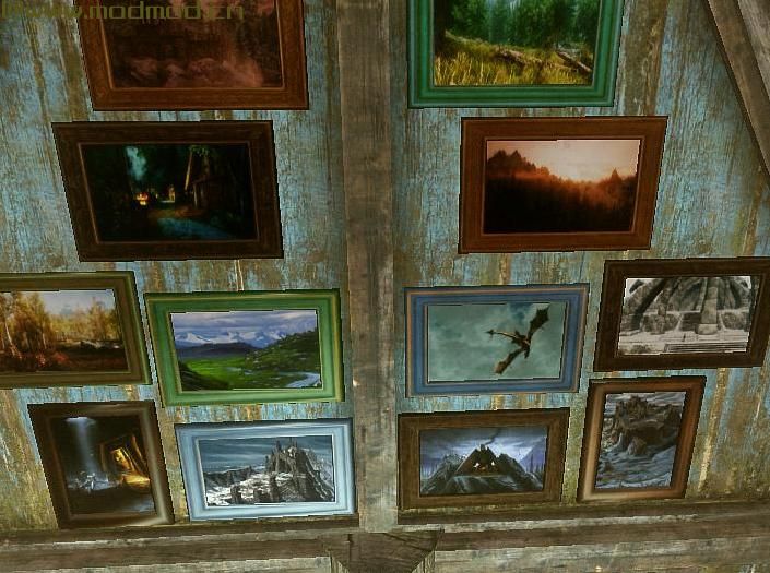 上古卷轴5：天际MOD Buyable Paintings and Pictures - Place Anywhere 可以购买绘画和图片