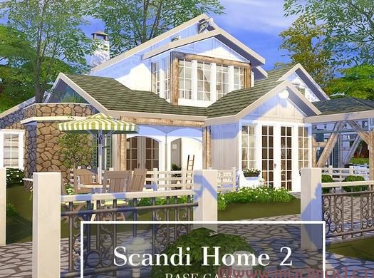 模拟人生4MOD Scandi Home 2 房子