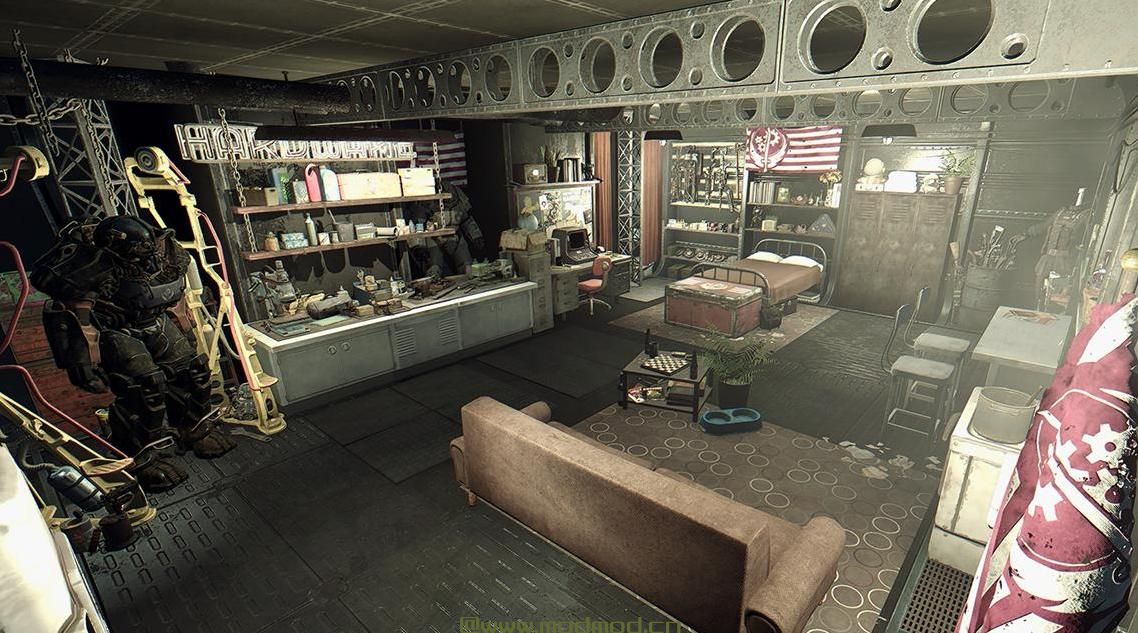 辐射4MOD 派系住房大修 -  Prydwen宿舍