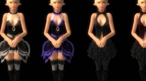 上古卷轴5：天际MOD 滚4服装Goth Minidress