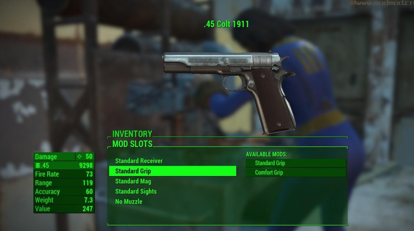 辐射4MOD 使命召唤14 M1911A1