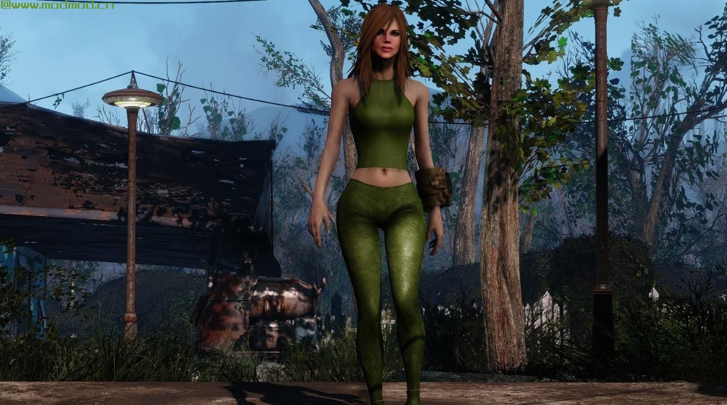 辐射4MOD Ashara FO4 Under Armours - CBBE - BodySlide - Vanilla