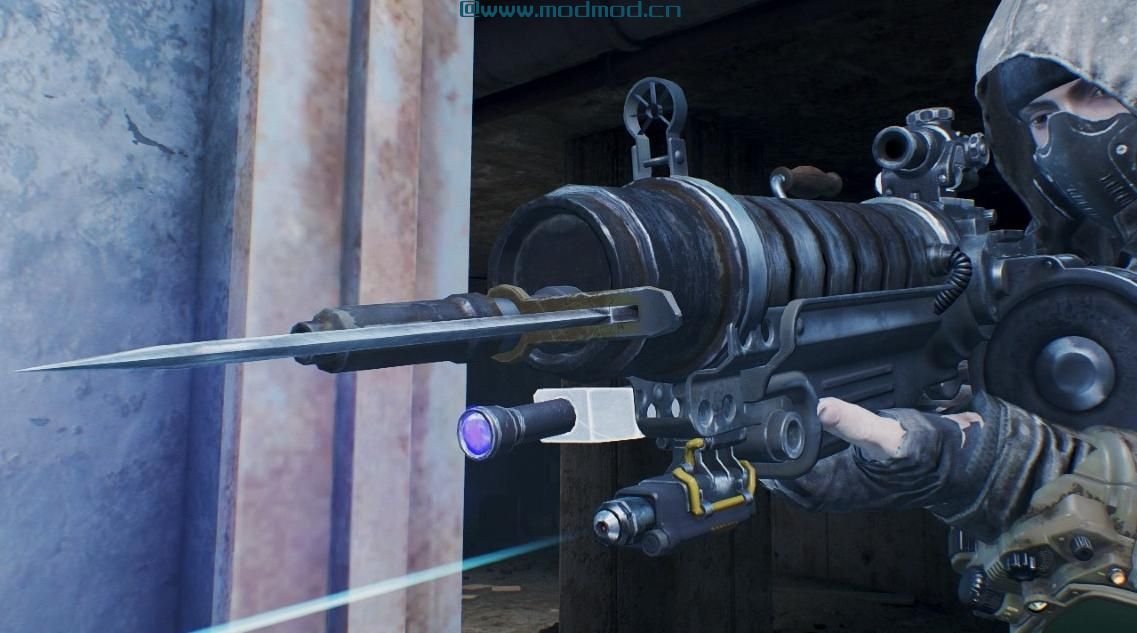 战术武器Mods  - 枪支手电筒 - 激光瞄准具 - 和更强的刺刀