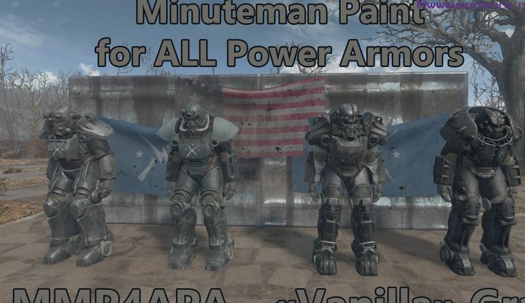MMP4APA  - 适用于所有动力装甲的民兵油漆（灰色或蓝色）