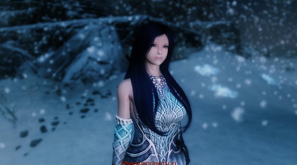 上古卷轴5：天际MOD 【天际丽人团】第二位成员 独立种族随从 丽人团魔法三魅之一 &mdash;&mdash;&mdash;&mdash;&mdash;&mdash; 高冷冰霜女法 冰曛