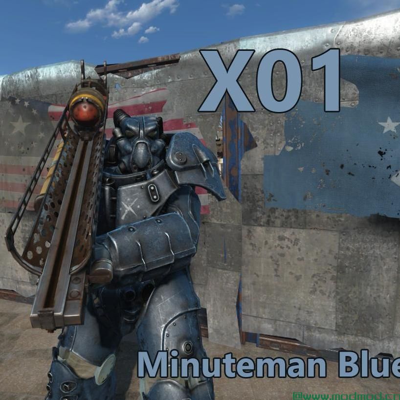 MMP4APA  - 适用于所有动力装甲的民兵油漆（灰色或蓝色）