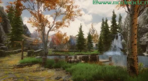 上古卷轴5：天际MOD 汉化    Helsmyrr Village V1.1&mdash;&mdash;赫勒斯麦莱镇V1.1版