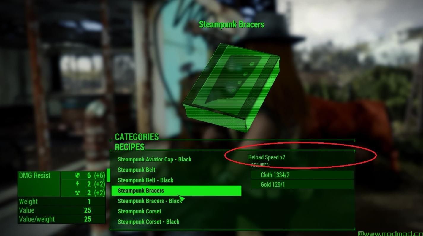 Ashara FO4蒸汽朋克女士 -  CBBE  -  BodySlide