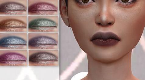 模拟人生4MOD IMF Mona Eyeshadow N.77 眼影