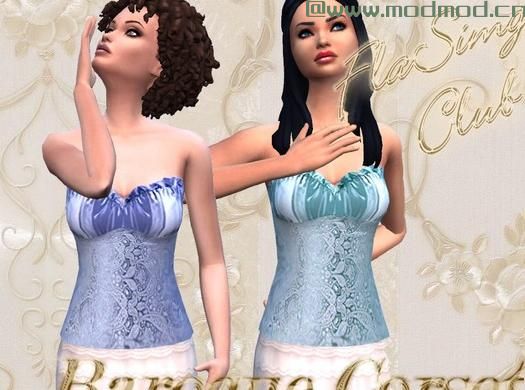 模拟人生4MOD Baroque Corset 紧身胸衣