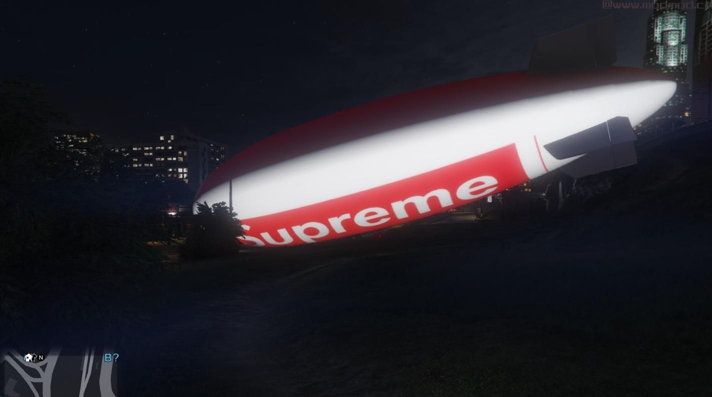 侠盗猎车手5「GTA5」Mod: 至尊Blimp [HD] [Atomic Blimp Reskin]