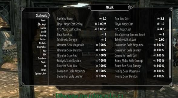 上古卷轴5：天际MOD SkyTweak&mdash;&mdash;功能强大的天际内置修改插件v6.22汉化版