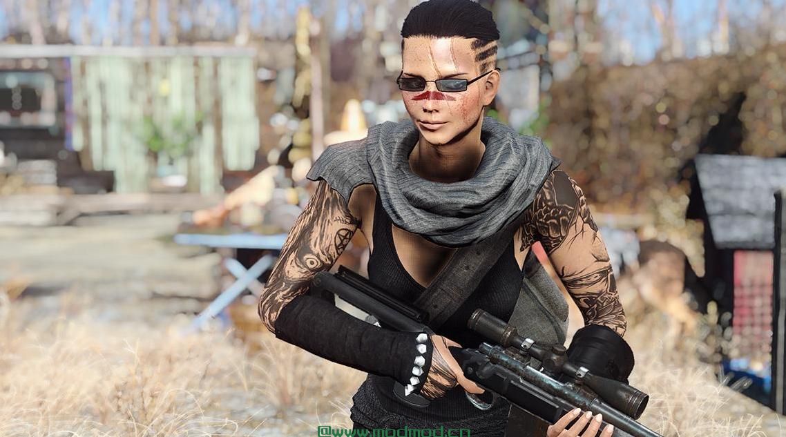 辐射4MOD 天启配件 - 眼镜 - 围巾 - 包