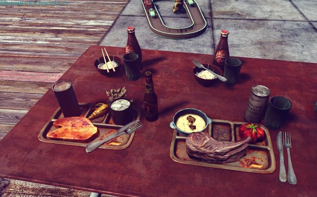 辐射4MOD 迪诺的装饰 - 为您的定居点的杂乱安排