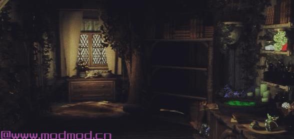 上古卷轴5：天际MOD 汉化  非常精致的树屋Elisdriel，第一眼看到就倍感惊艳