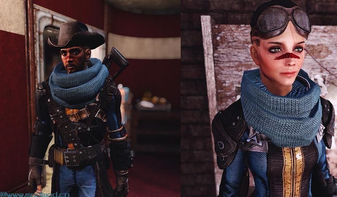 辐射4MOD 天启配件 - 眼镜 - 围巾 - 包