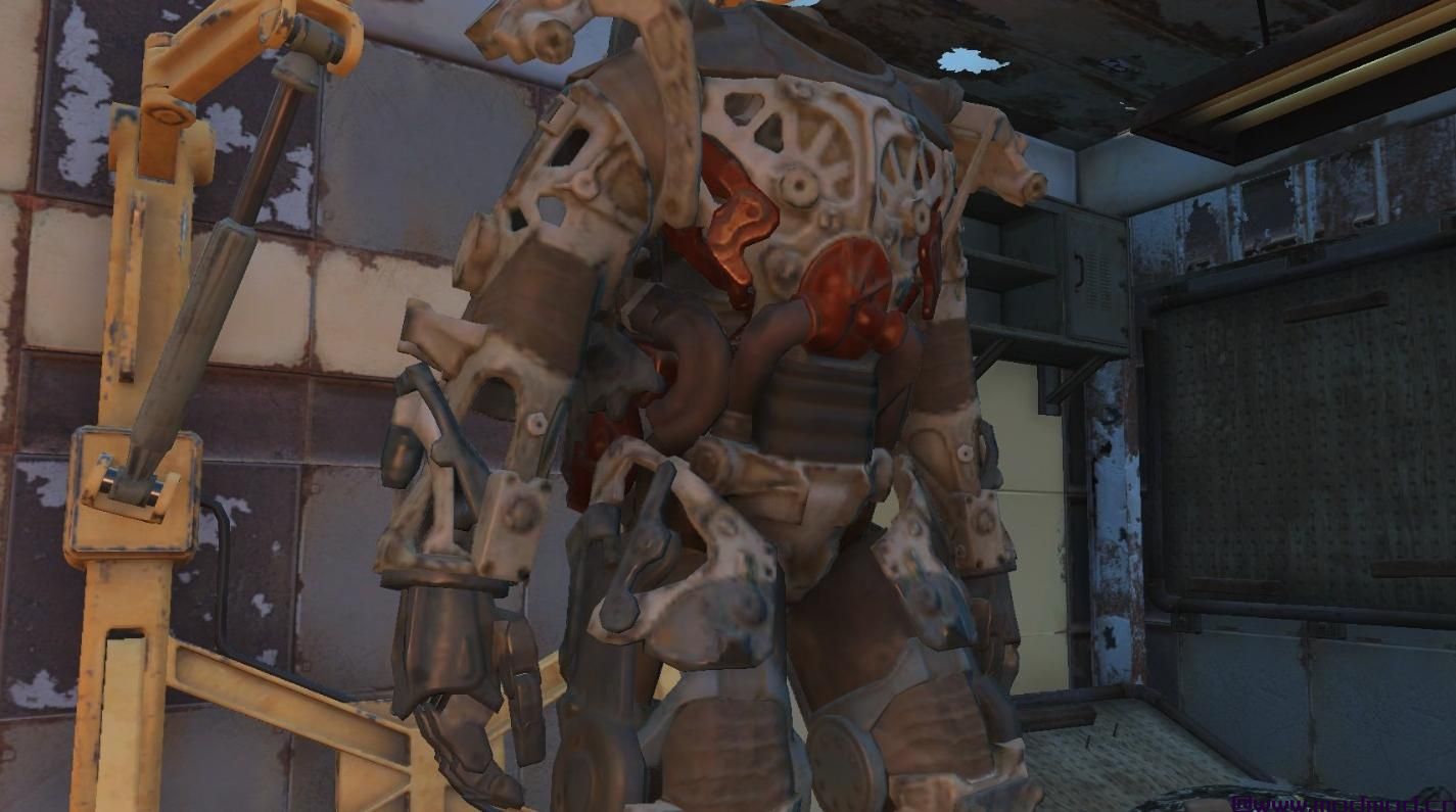 辐射4MOD 生动的辐射 - 力量装甲框架