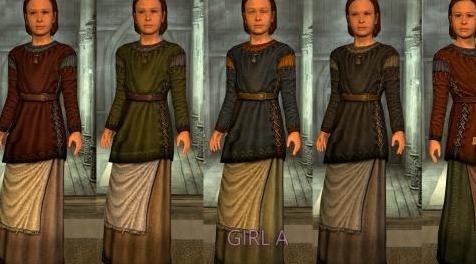 上古卷轴5：重置版MOD HQD儿童服装重绘
